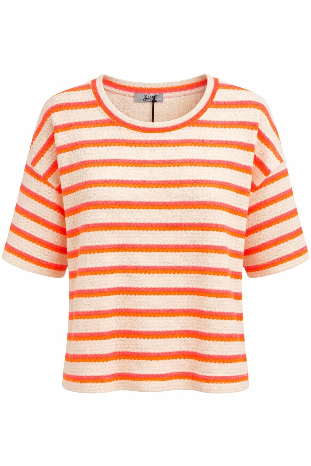 Feinstrick-Shirt "Neon Stripes", Gr. 36-44
