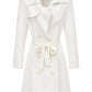 Trenchcoat mit Bindegürtel weiß, Gr. 36-42