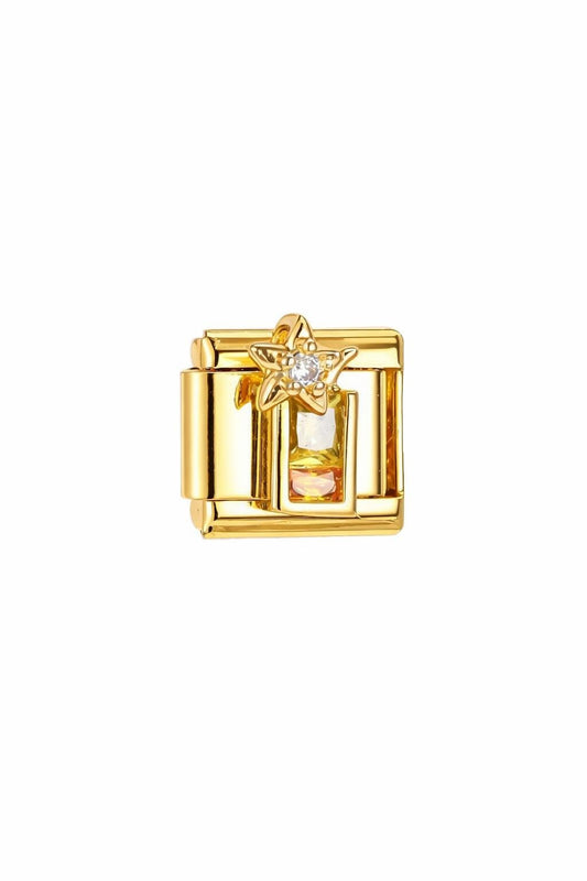 Charm-Anhänger Stern mit Kristalldetails