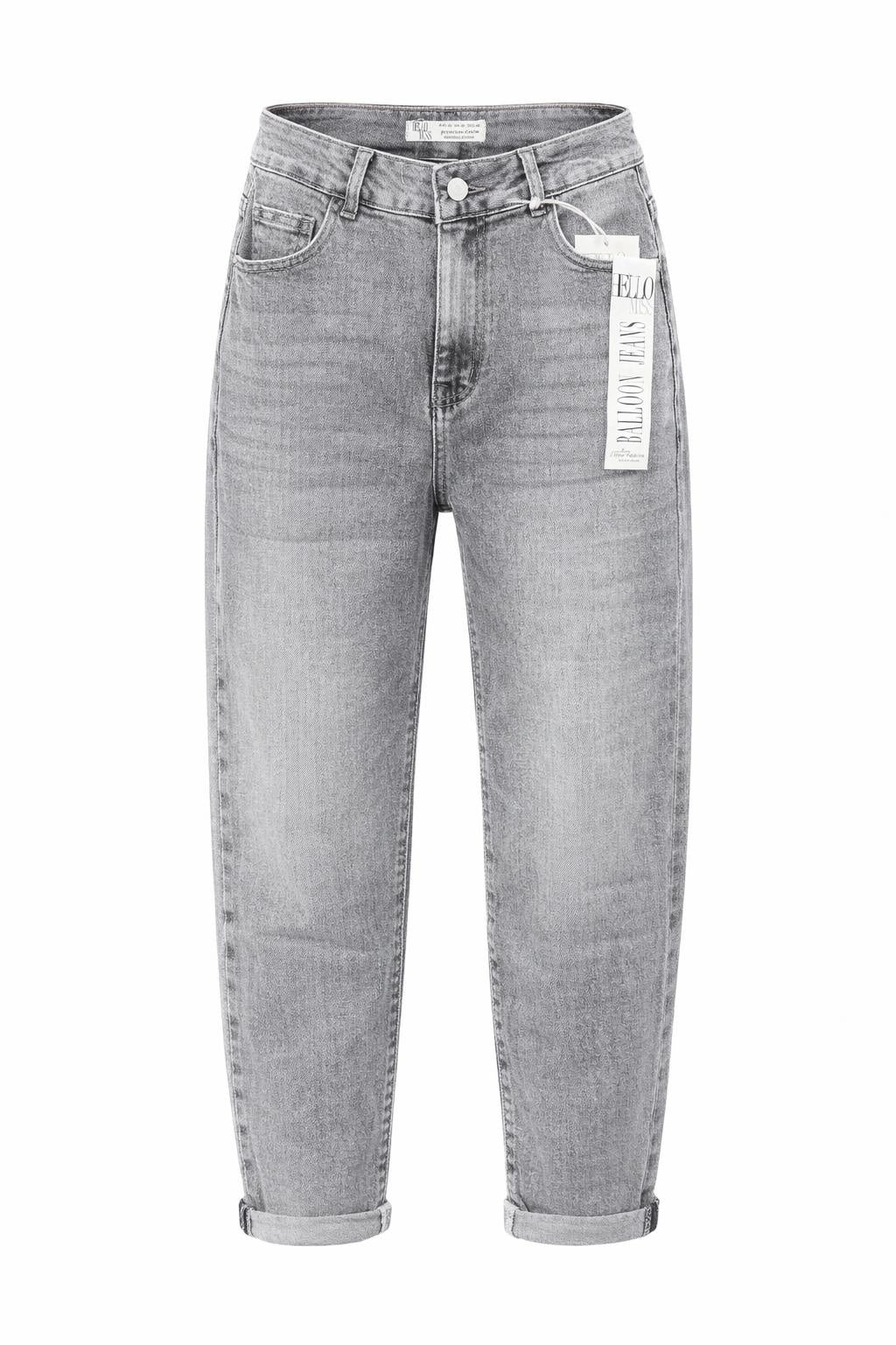 Balloon Fit Jeans grau, Gr. 34-42