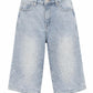 Glitzer Denim Bermuda, Gr. 34-42