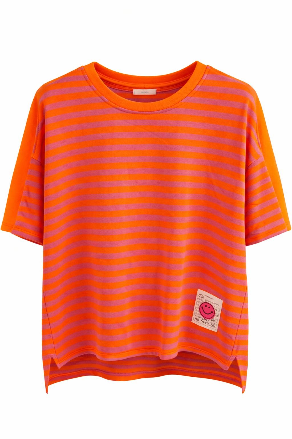 Streifenshirt „Smile Neon“, Gr. 36-42