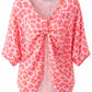 Musselinbluse Leo neon, Gr. 38-44