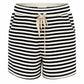 Shorts Streifen schwarz/weiß, Gr. 34-42