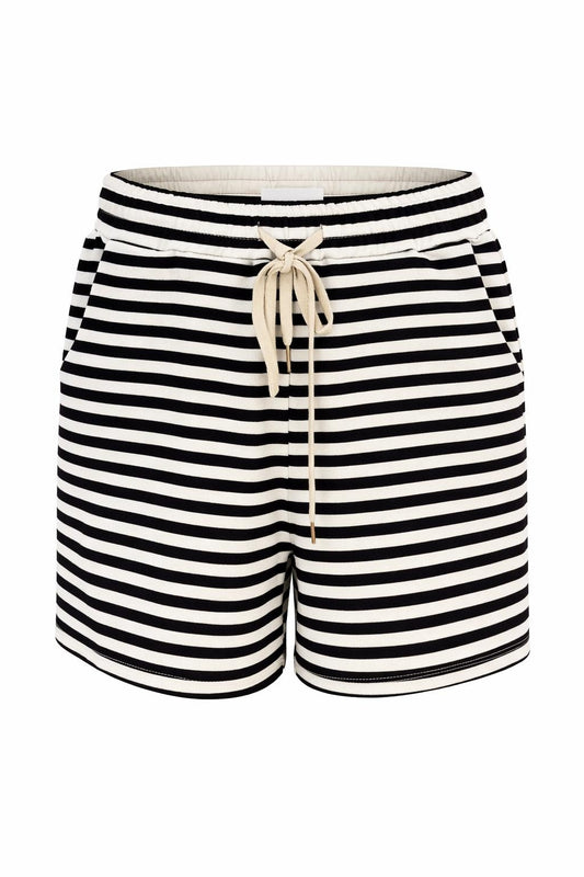 Shorts Streifen schwarz/weiß, Gr. 34-42