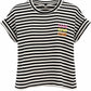 Streifen-Shirt "Ciao" schwarz/weiß, Gr. 34-42