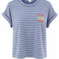 Streifen-Shirt "Ciao" blau, Gr. 34-42