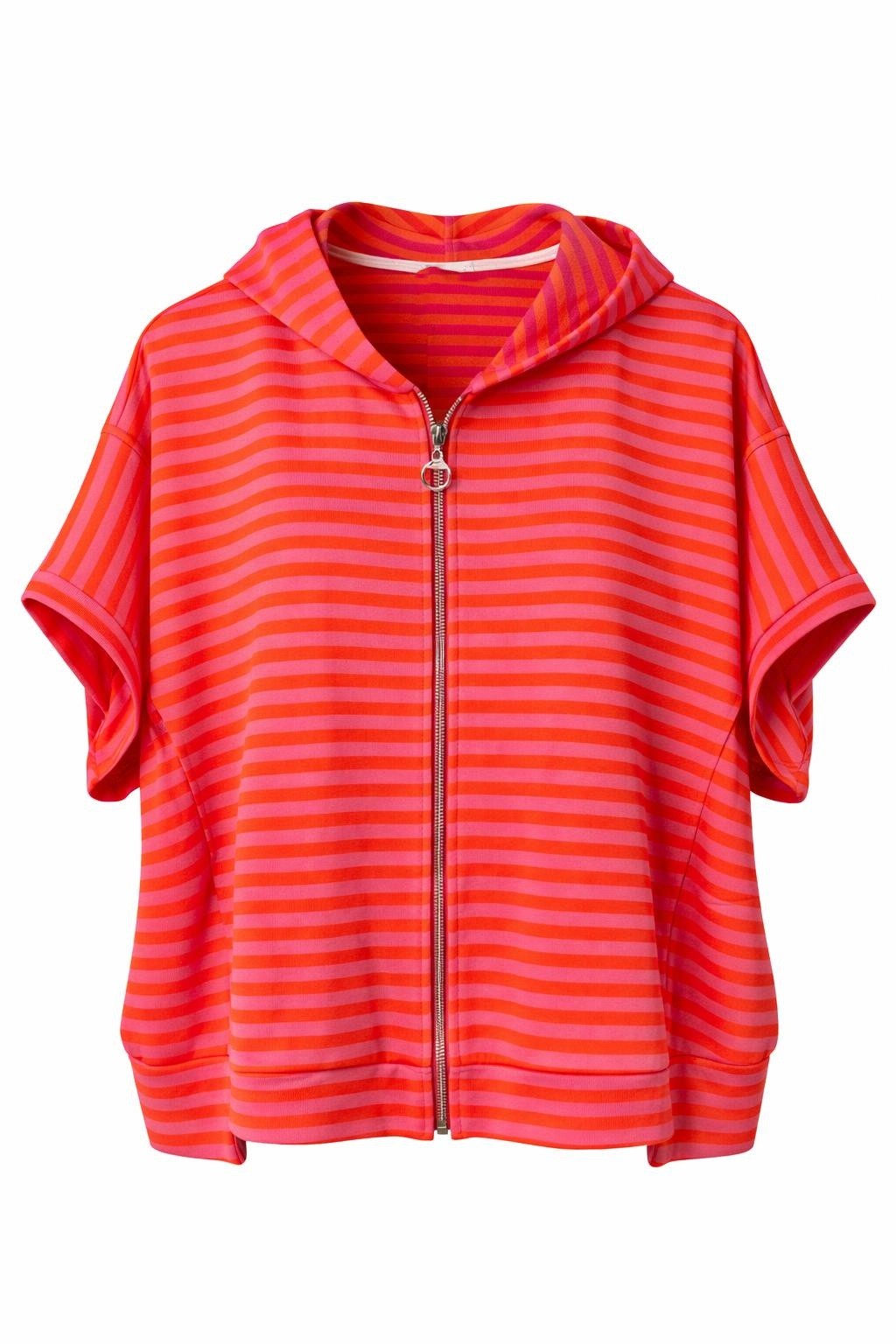 Hoodie-Jacke Streifenliebe, Gr. 38-44