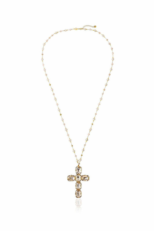 Kette Crystal Cross