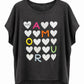 Shirt Love Loop schwarz, Gr. 36-42