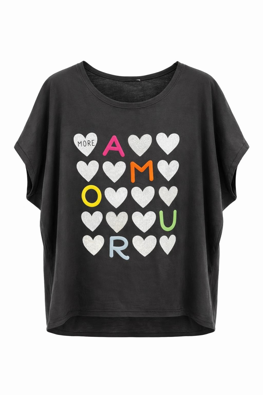 Shirt Love Loop schwarz, Gr. 36-42