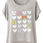 Shirt Love Loop grau, Gr. 36-42