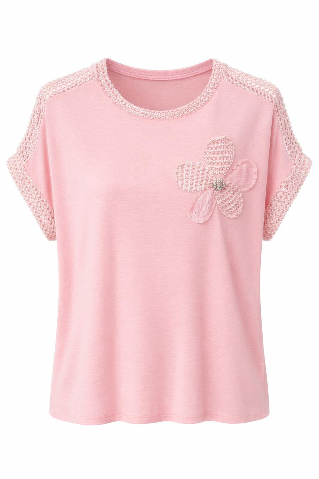 Shirt "Blütenzauber" rosa, Gr. 36-42