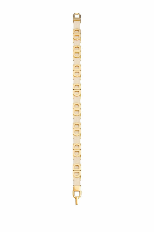 Schmuckgürtel mit Glitzer-Elementen gold/beige