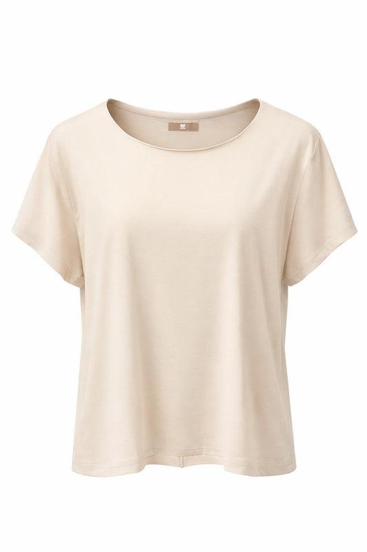 Basic Shirt beige, Gr. 38-44