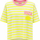 Streifen-Shirt "Ibiza" neongelb, Gr. 36-42