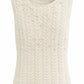 Stricktop Perlen creme, Gr. 34-38