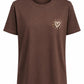 T-Shirt "Herz" braun, Gr. 36-42