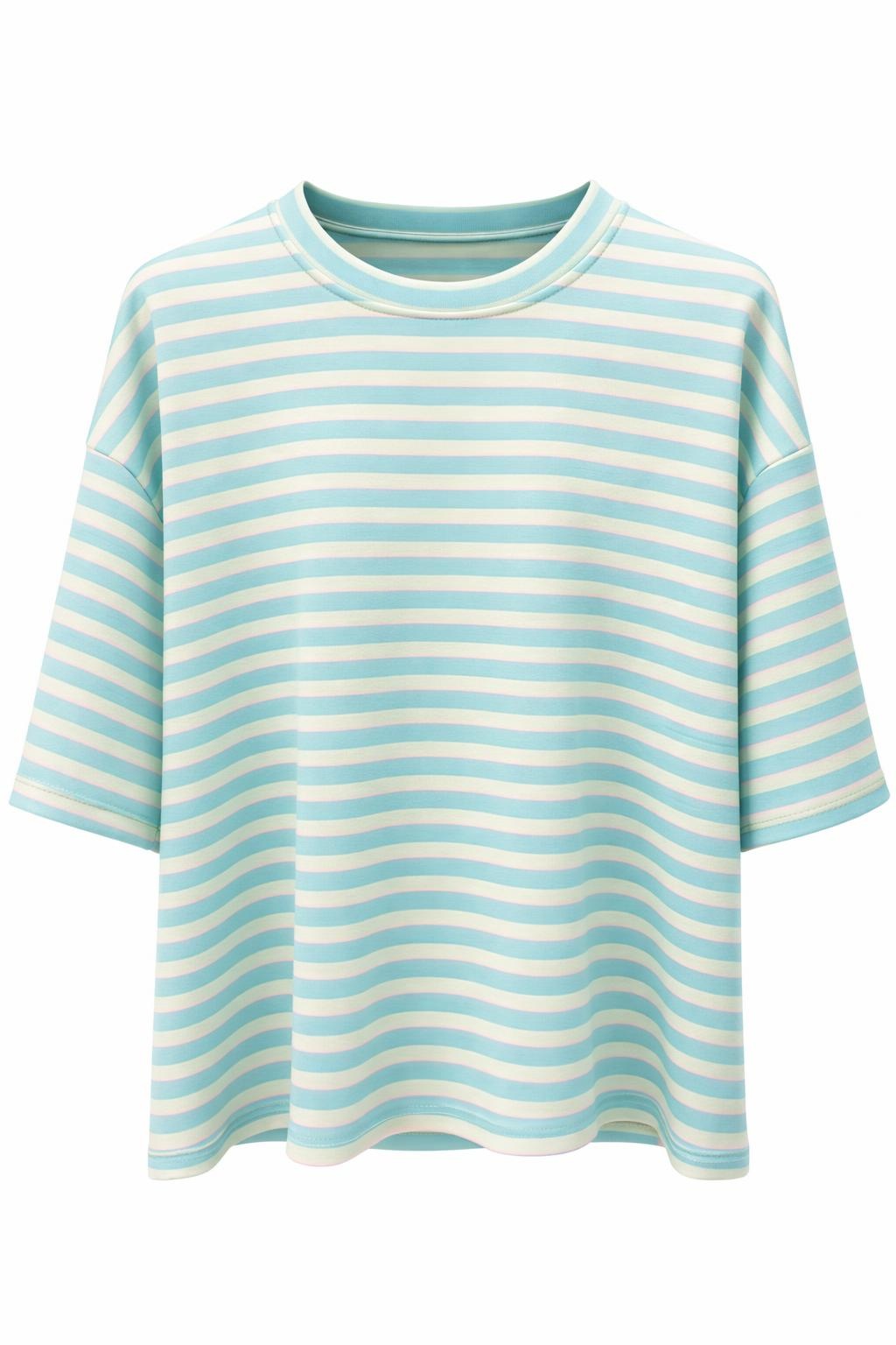 Shirt "Stripes "türkis/mint", Gr. 36-44