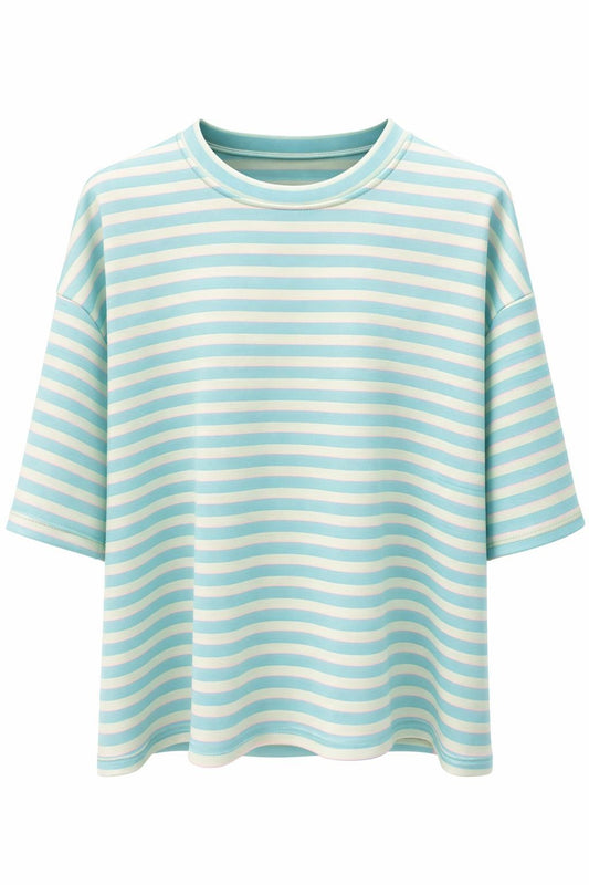 Shirt "Stripes "türkis/mint", Gr. 36-44