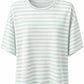 Shirt "Stripes "weiß/mint", Gr. 36-44