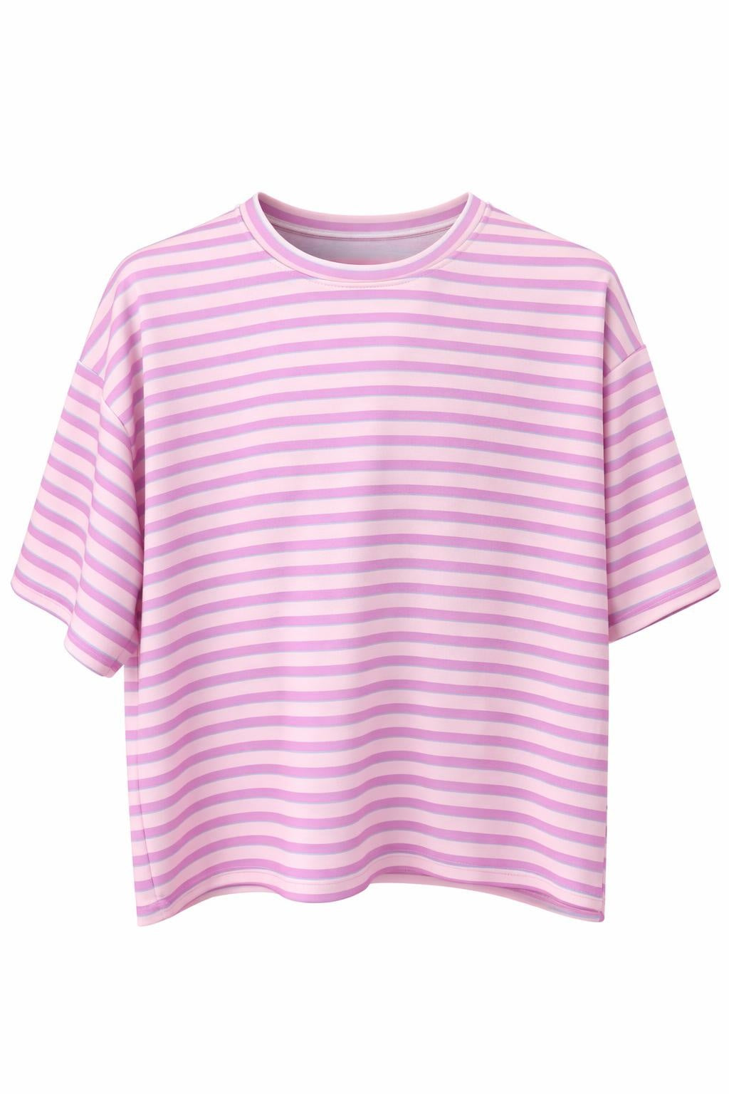 Shirt "Stripes "rosa/flieder", Gr. 36-44