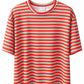 Shirt "Stripes "rot/mint", Gr. 36-44