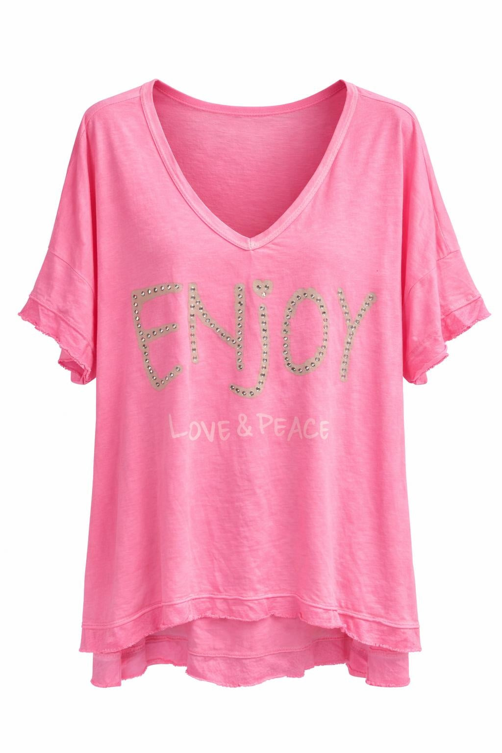 Shirt „Enjoy Love & Peace“, Gr. 38-44
