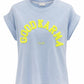 Shirt „Good Karma Club“ blau, Gr. 34-40