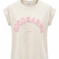 Shirt „Good Karma Club“ beige, Gr. 34-40