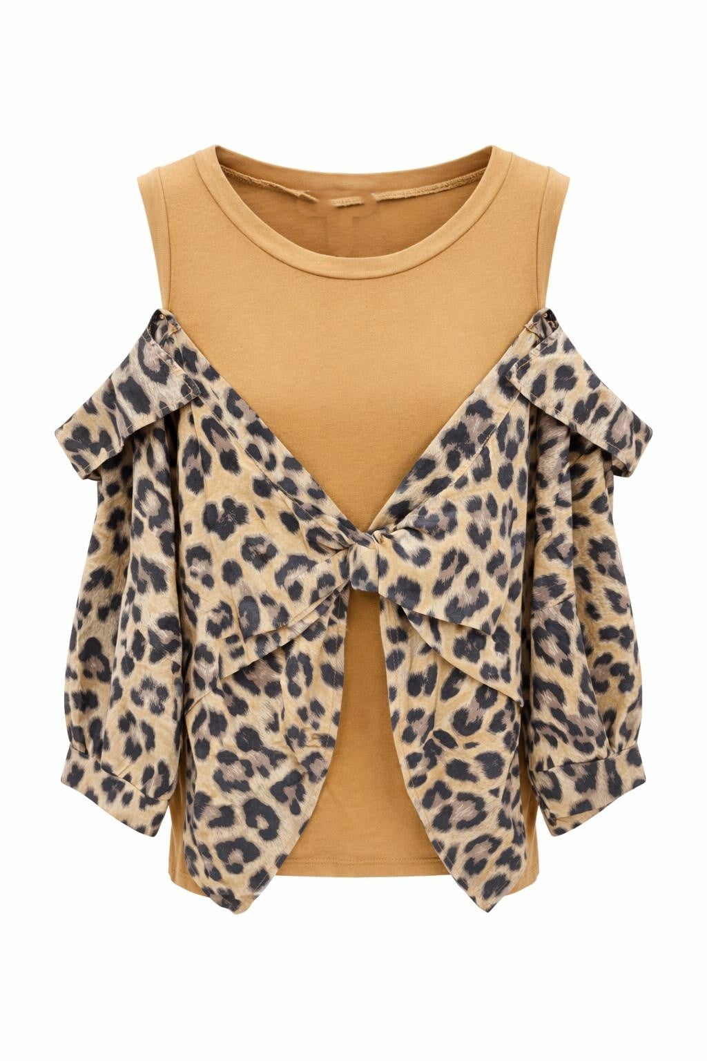 Blusen-Shirt „Wild Romance“ camel, Gr. 36-42