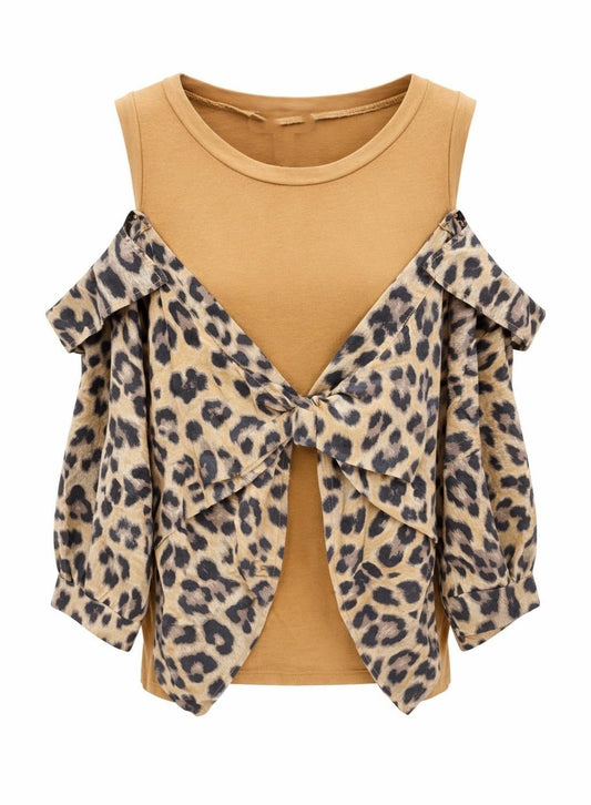 Blusen-Shirt „Wild Romance“ camel, Gr. 36-42