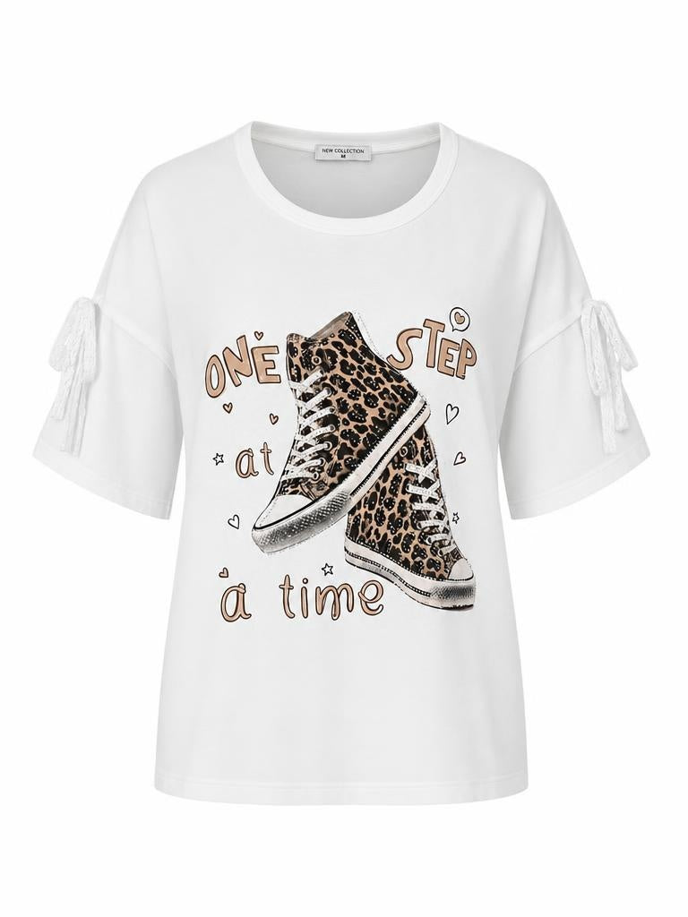 Shirt Sneaker Love weiß, Gr. 38-44