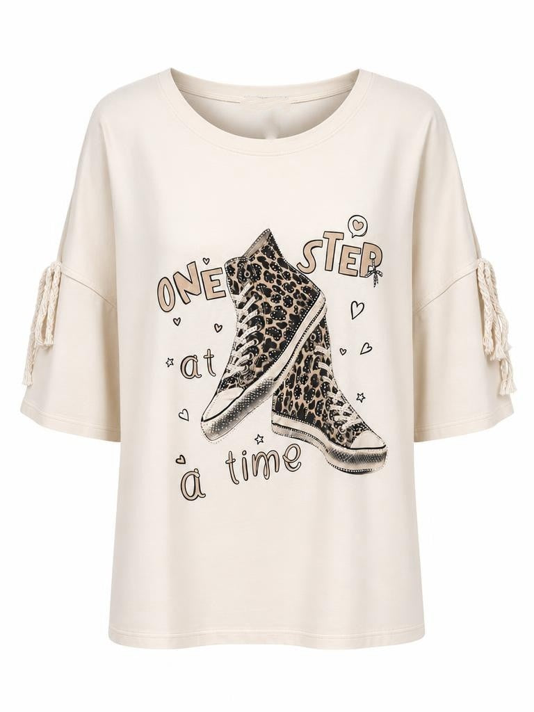 Shirt Sneaker Love beige, Gr. 38-44