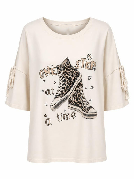 Shirt Sneaker Love beige, Gr. 38-44