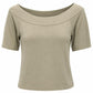 Shirt "Carmen Chic" oliv, Gr. 34-38