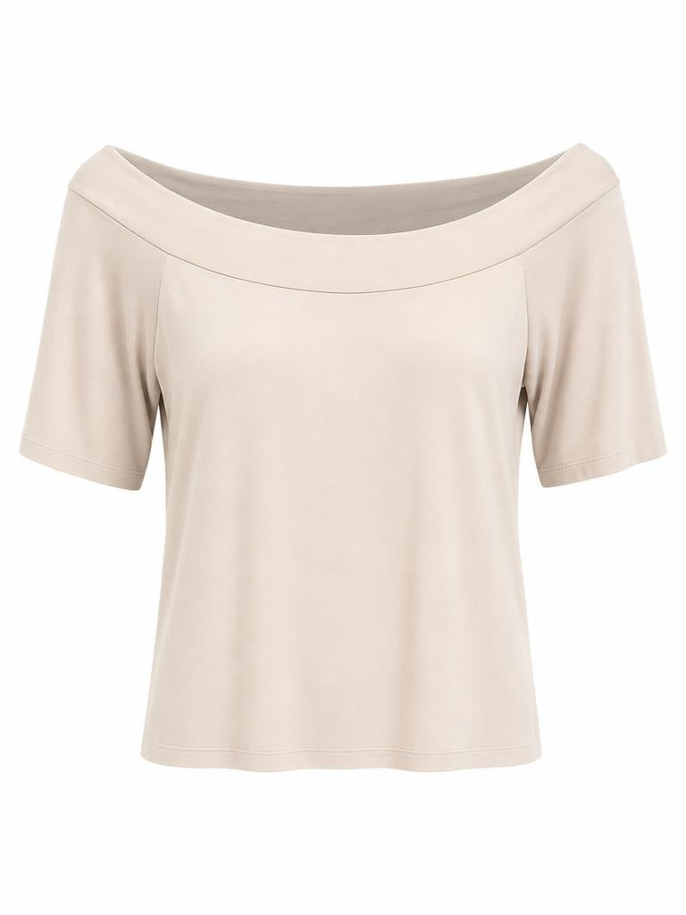 Shirt "Carmen Chic" beige, Gr. 34-38