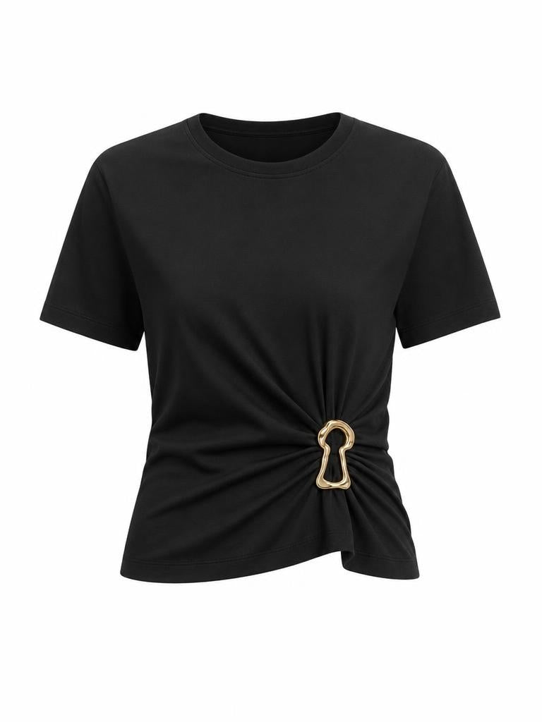 Shirt Glamour schwarz, gr. 36-40