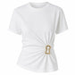 Shirt Glamour weiß, Gr. 36-40
