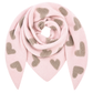 Wendeschal Herzen taupe-rosa