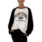 Shirt New York College schwarz, Gr. 34-42