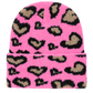 Strickmütze Wild Leo pink