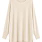 Oversize Pullover „Luna“ beige, Gr. 38-46