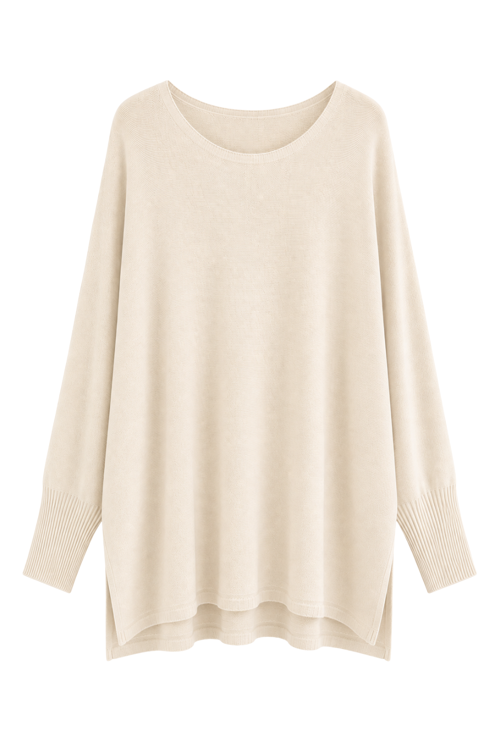 Oversize Pullover „Luna“ beige, Gr. 38-46