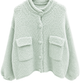 Strickjacke mint, Gr. 38-44