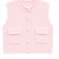 Strickweste rosa, Gr. 38-46