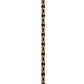 Schmuckgürtel mit Herzen gold/bordeaux