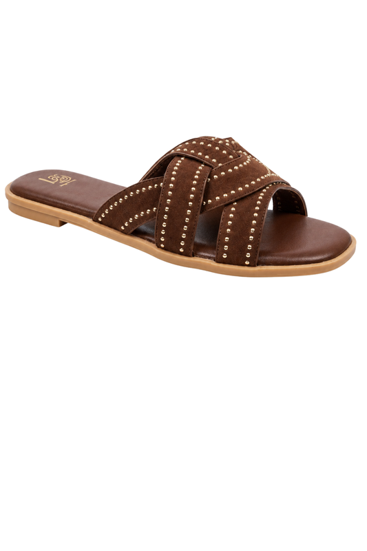 Pantolette „Livia“ – schoko, Gr. 36-41