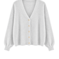 Cozy Love Cardigan hellgrau, Gr. 36-42