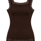 Lace Essential Top schokobraun, Gr. 36-42